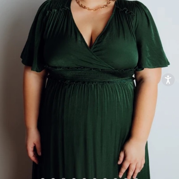 Baltic Born | Dresses | Baltic Born Jules Hunter Green Maxi Dress | Poshmark